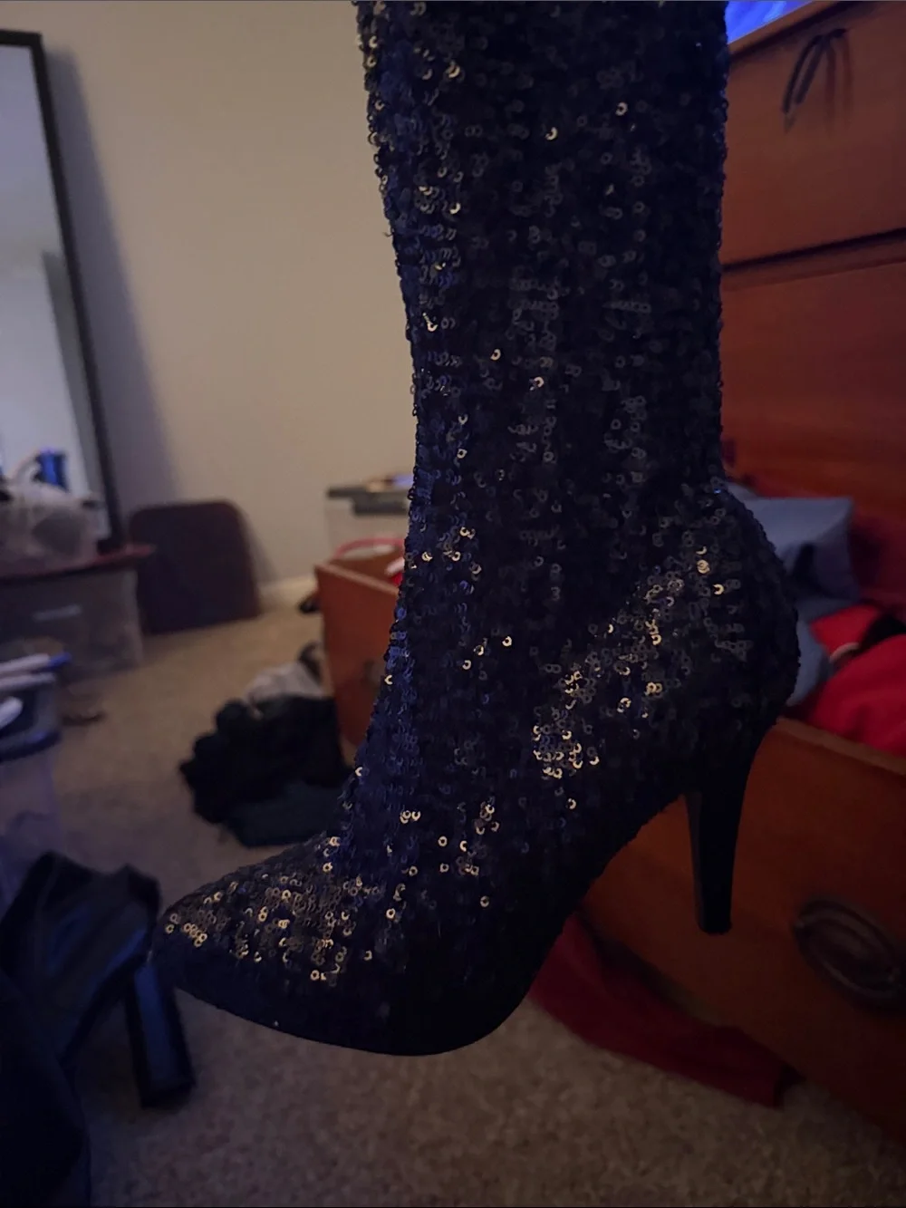 N/A sparkling black